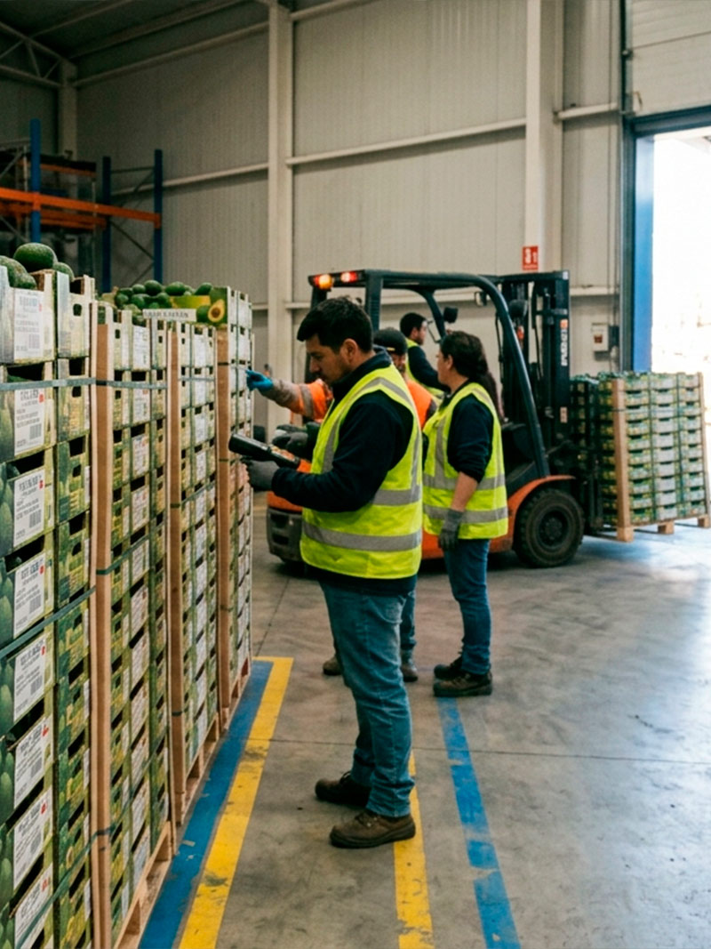 Paltas para exportar