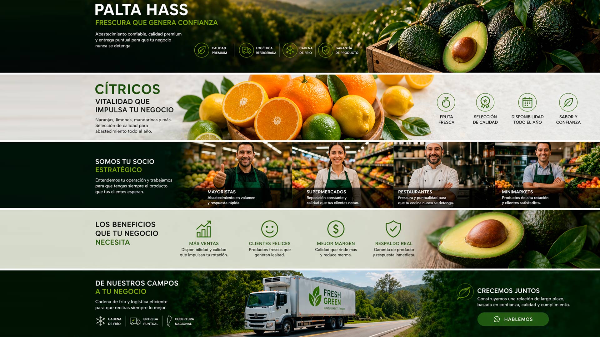 Campo de paltas — Inversiones Fresh